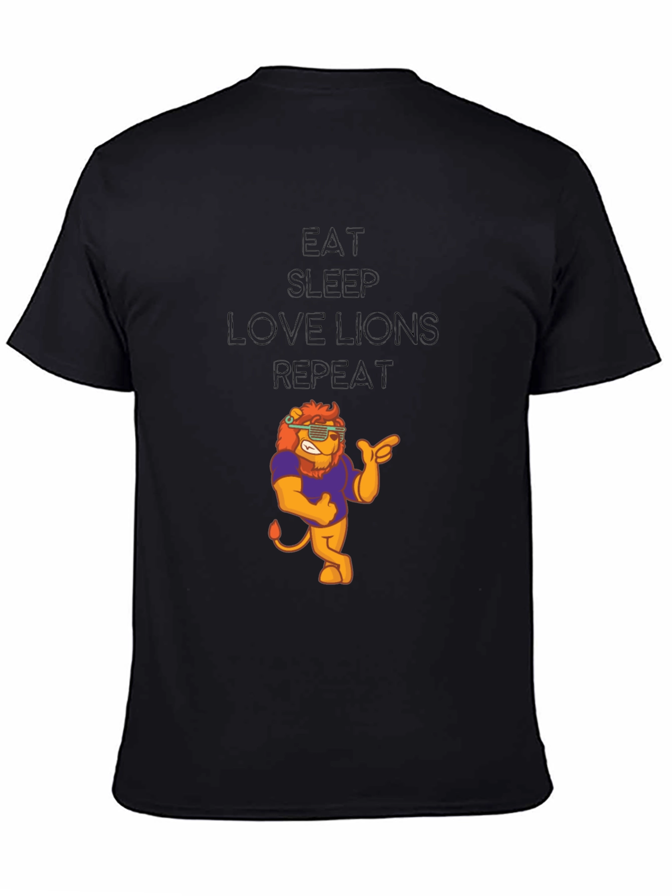 Eat Sleep Love Lions Repeat T-Shirt