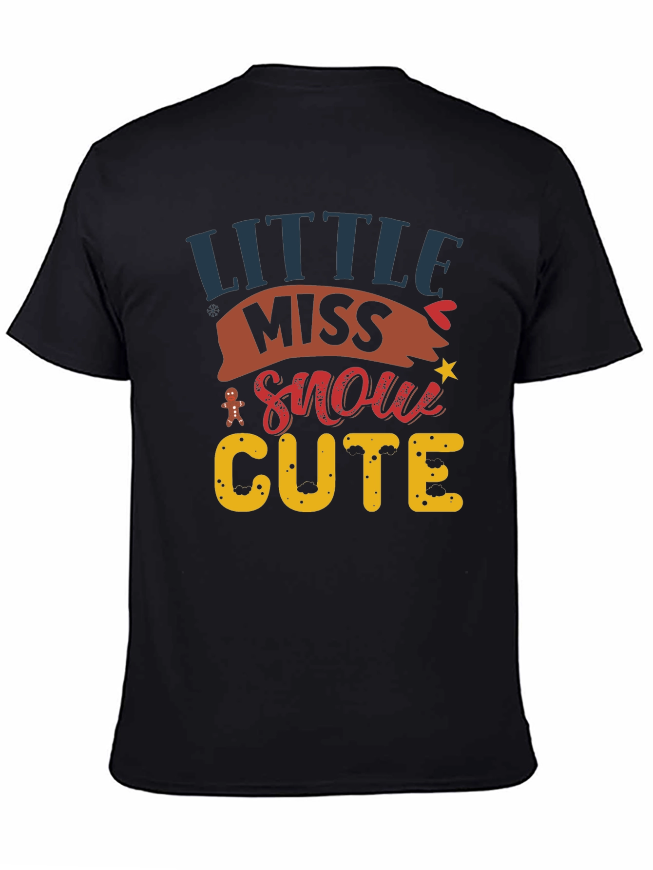 Little Miss Snow Cute Holiday T-Shirt