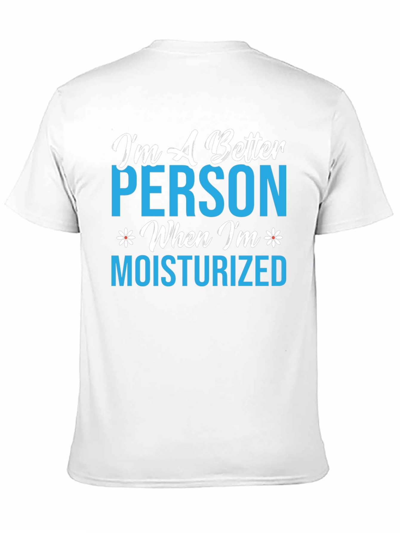 Moisturized Person Graphic T-Shirt - Black