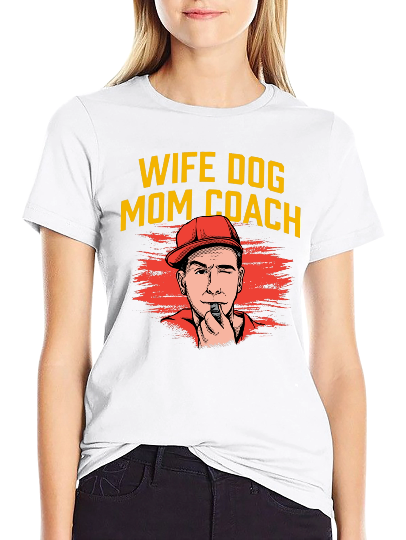 Wife Dog Mom Coach T-Shirt