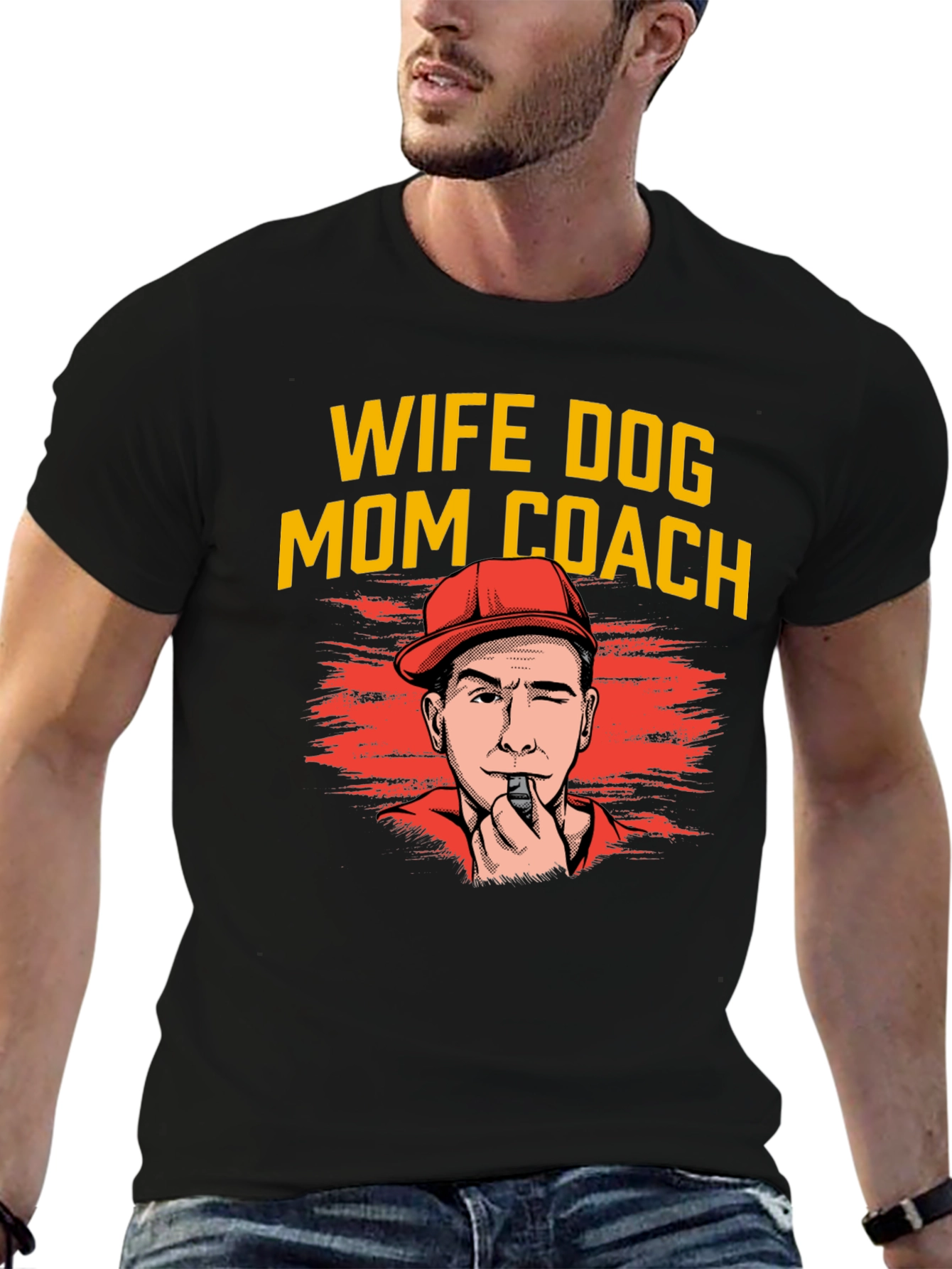 Wife Dog Mom Coach T-Shirt