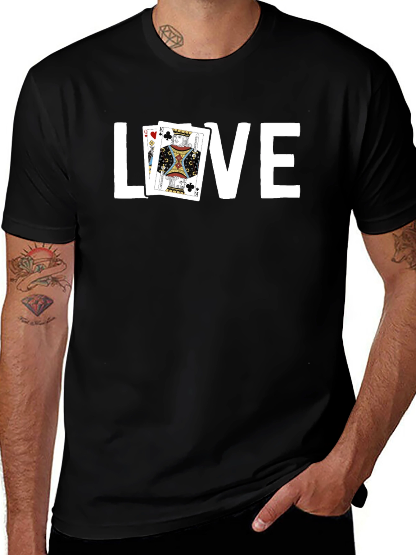 Love Playing Cards Graphic Tee