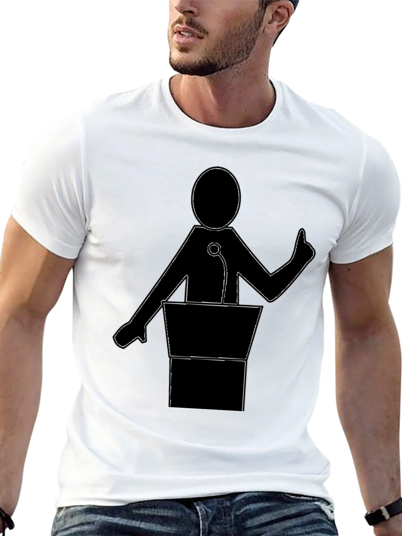 Public Speaker Graphic T-Shirt