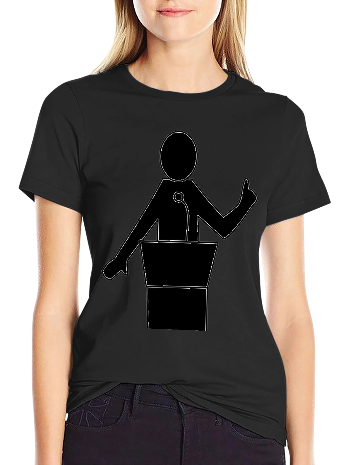 Public Speaker Graphic T-Shirt