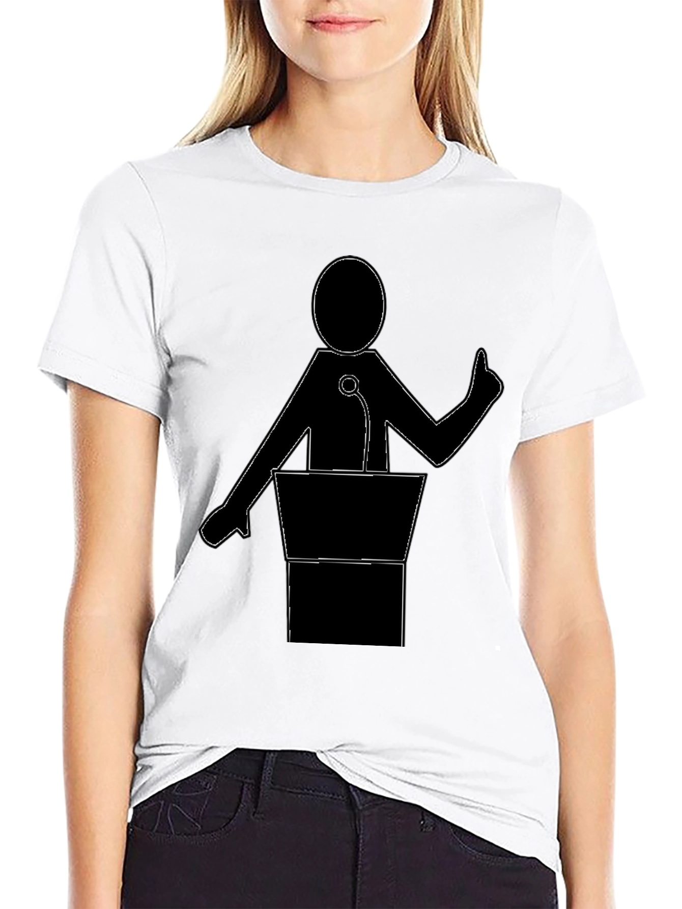 Public Speaker Graphic T-Shirt