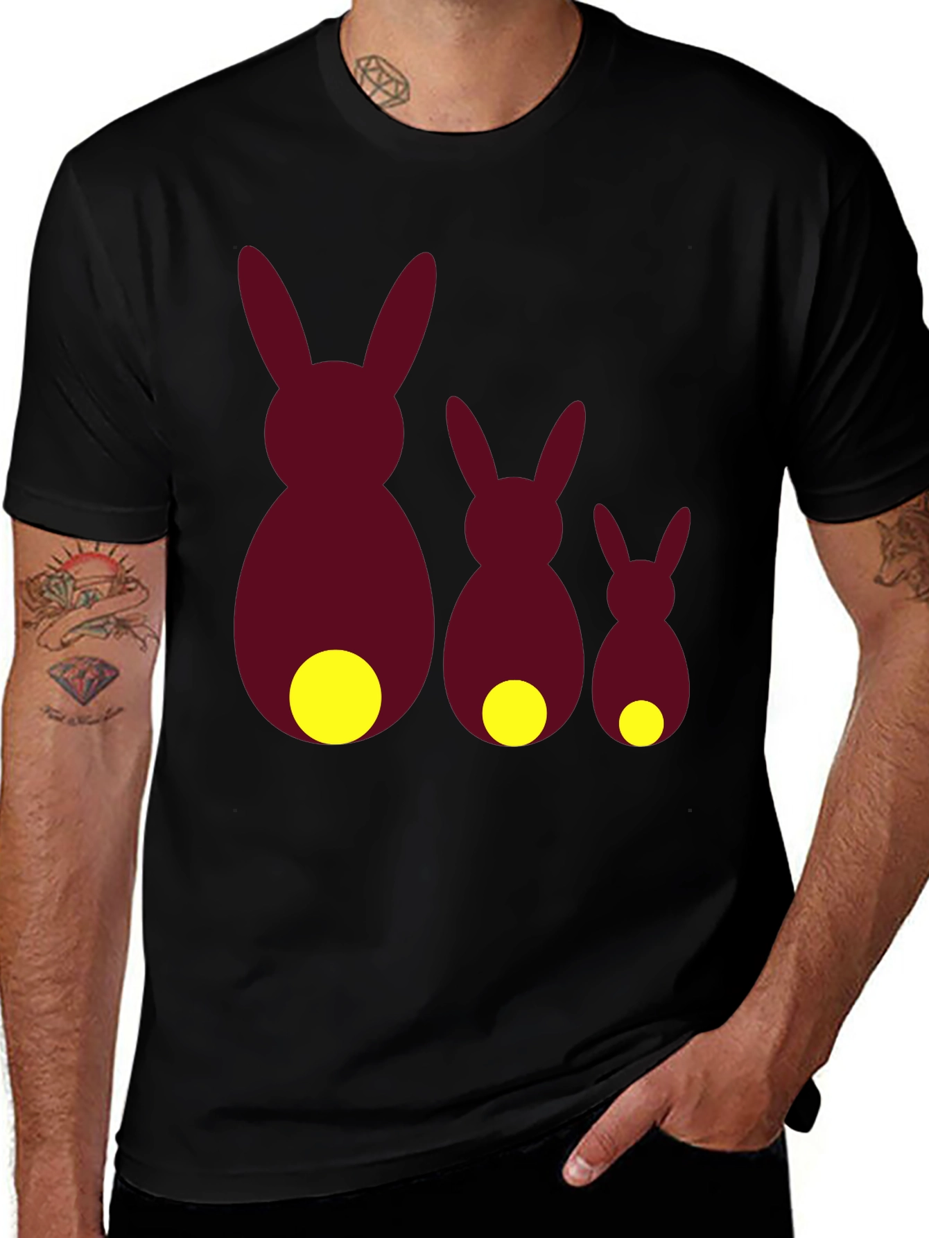 Whimsical Bunny Family T-Shirt
