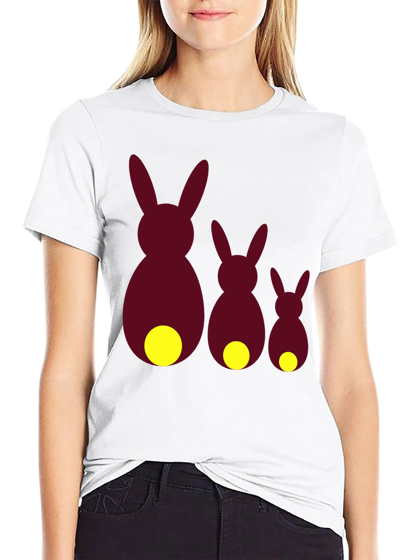 Whimsical Bunny Family T-Shirt
