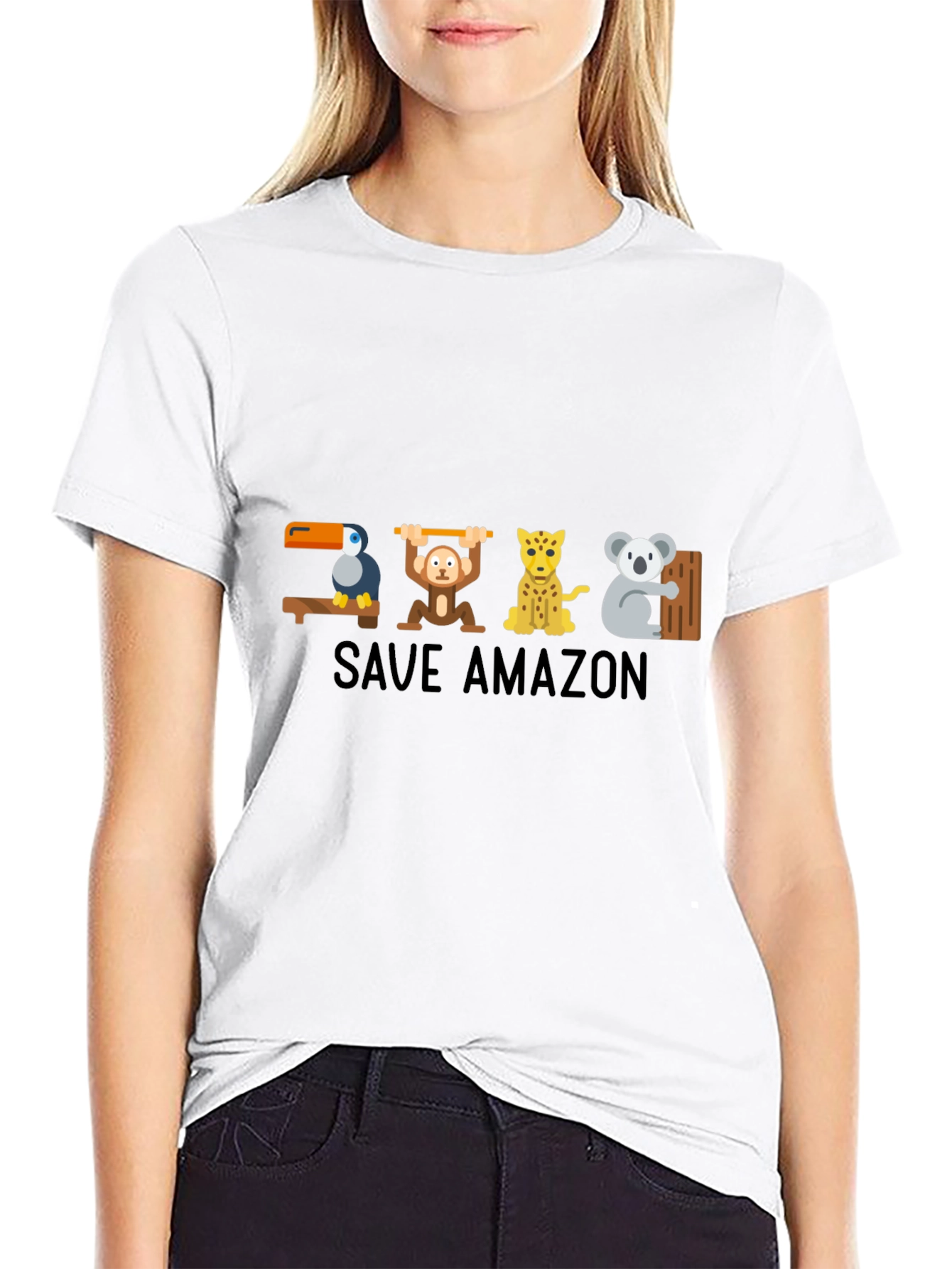 Save Amazon T-Shirt - Animal Conservation Tee