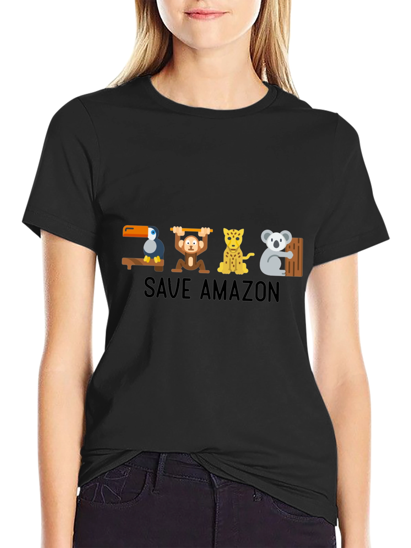 Save Amazon T-Shirt - Animal Conservation Tee