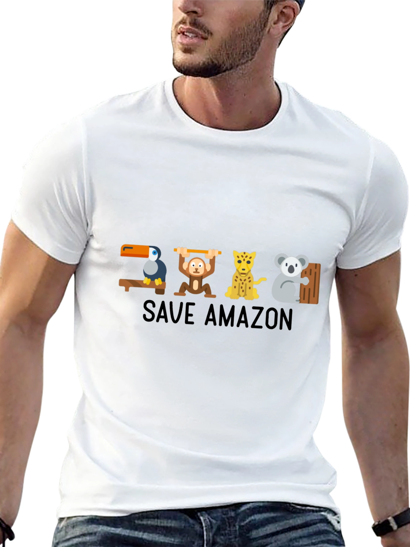Save Amazon T-Shirt - Animal Conservation Tee