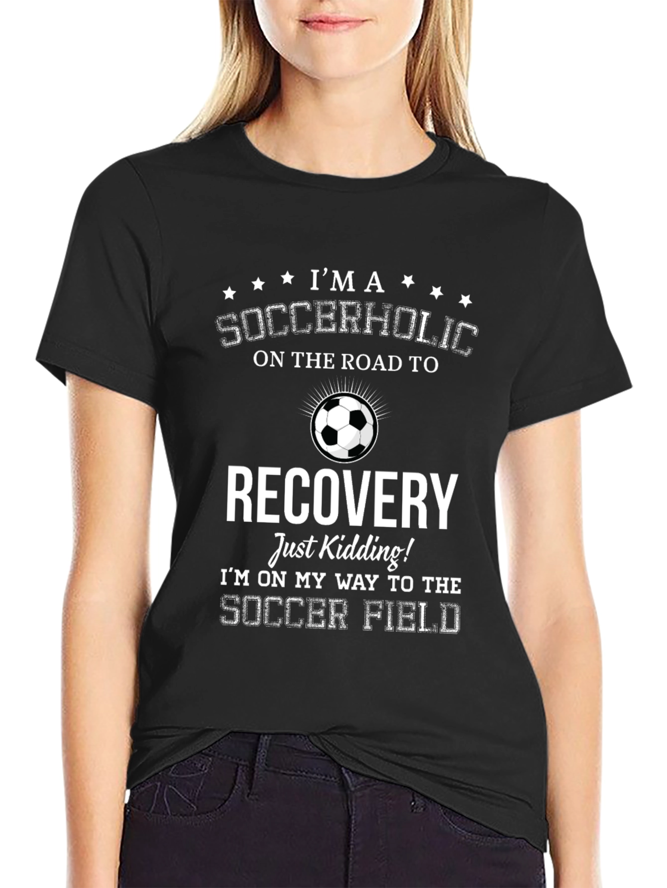 Soccerholic Recovery T-Shirt - Funny Soccer Tee
