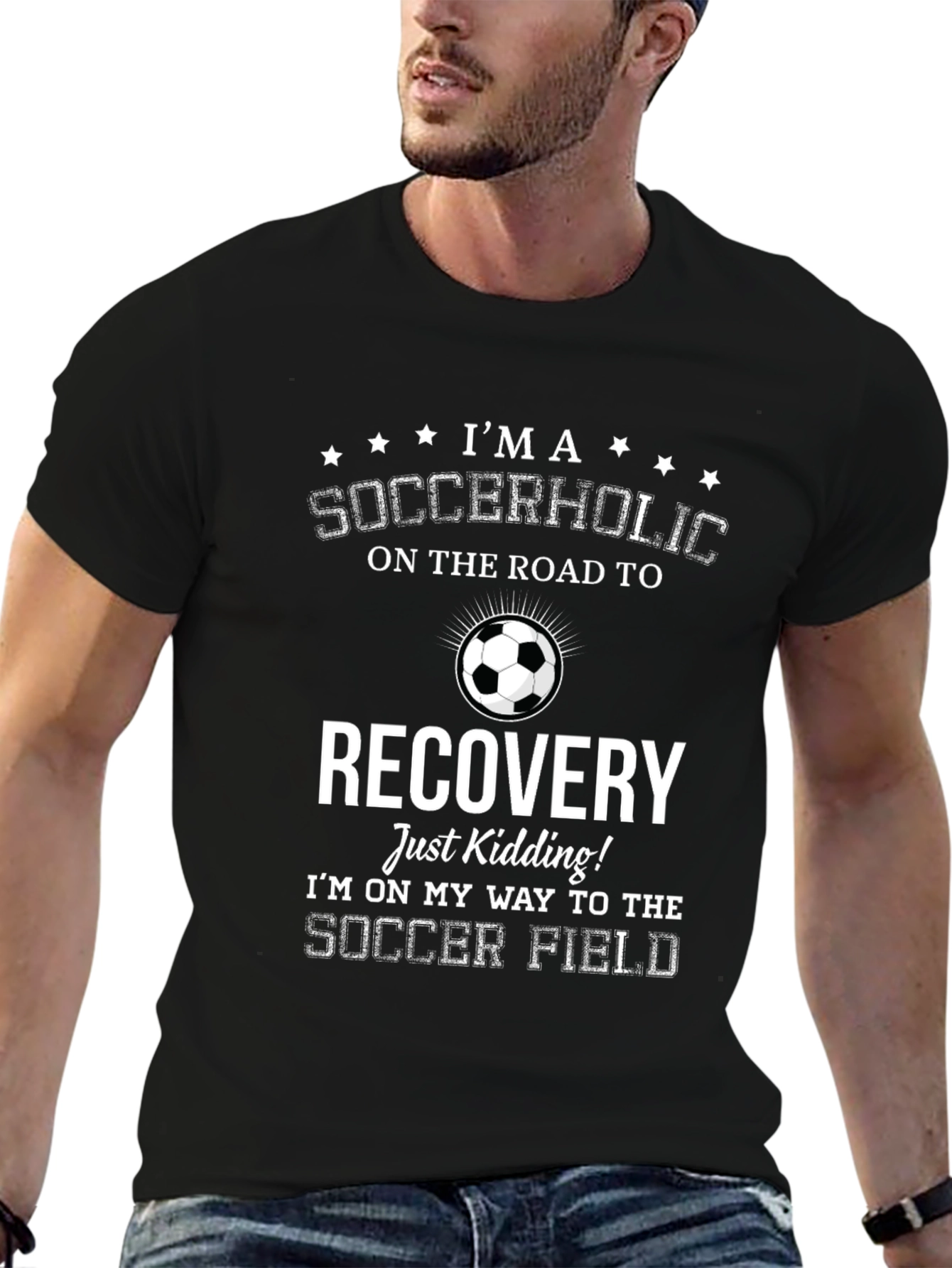 Soccerholic Recovery T-Shirt - Funny Soccer Tee