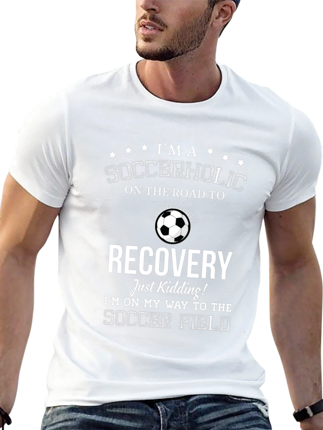 Soccerholic Recovery T-Shirt - Funny Soccer Tee