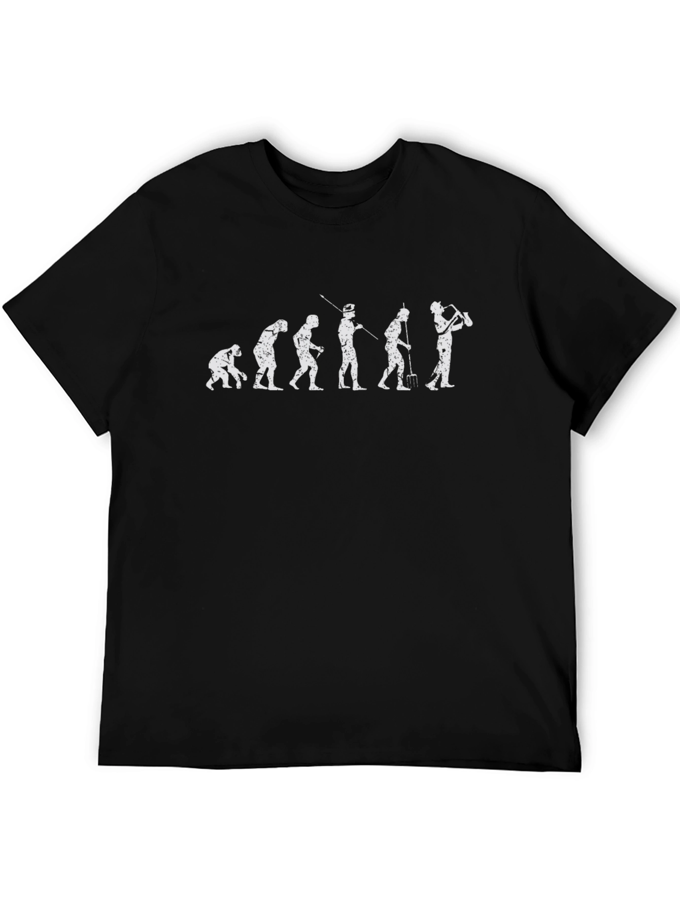 Evolution of Musician T-Shirt - Black Cotton Tee