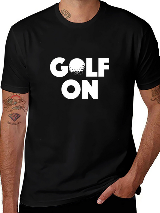 Golf On T-Shirt - Sporty Graphic Tee