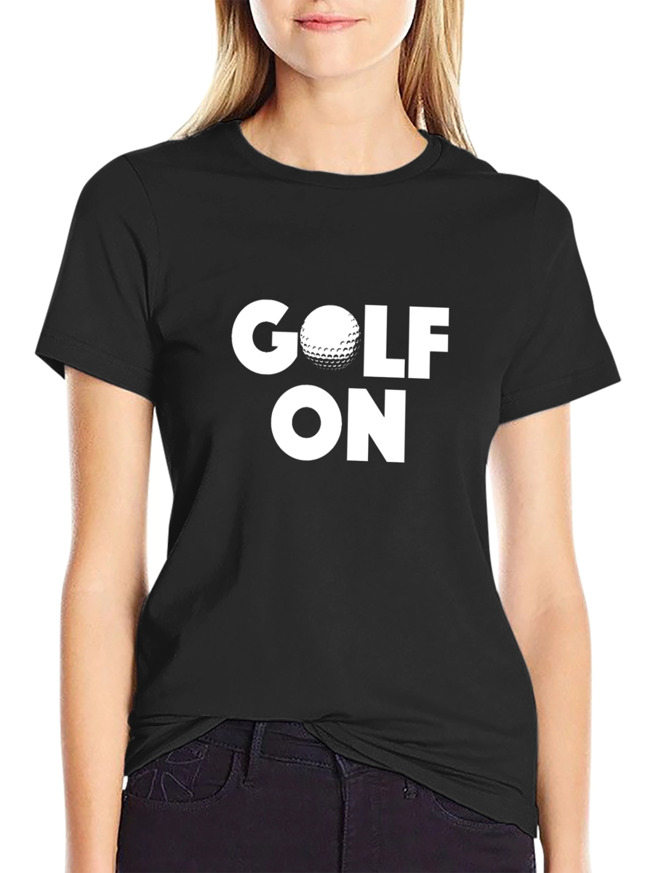Golf On T-Shirt - Sporty Graphic Tee