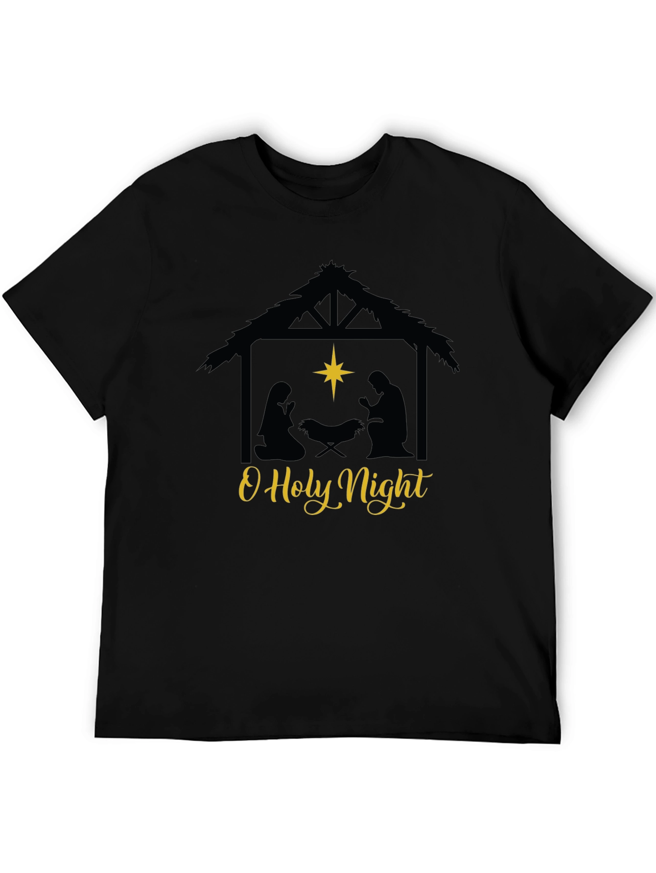 O Holy Night Nativity Scene Graphic Tee