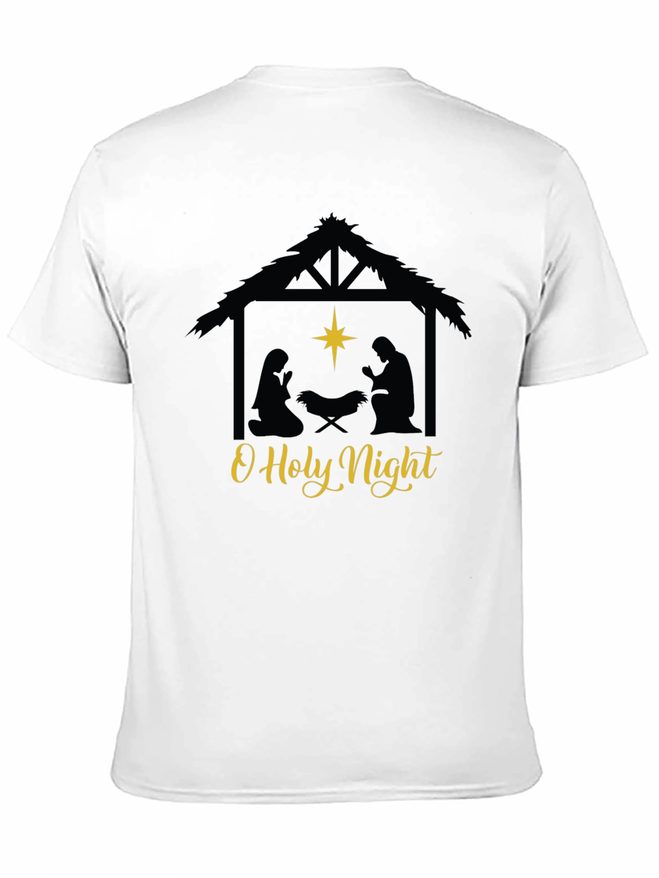 O Holy Night Nativity Scene Graphic Tee