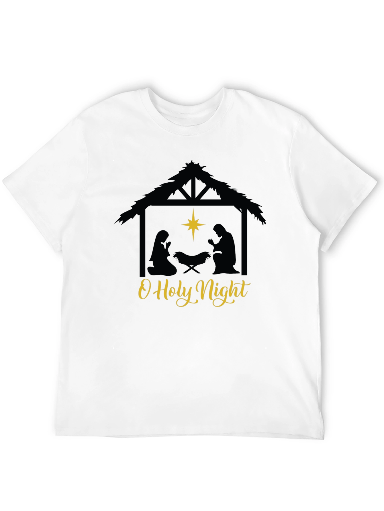 O Holy Night Nativity Scene Graphic Tee