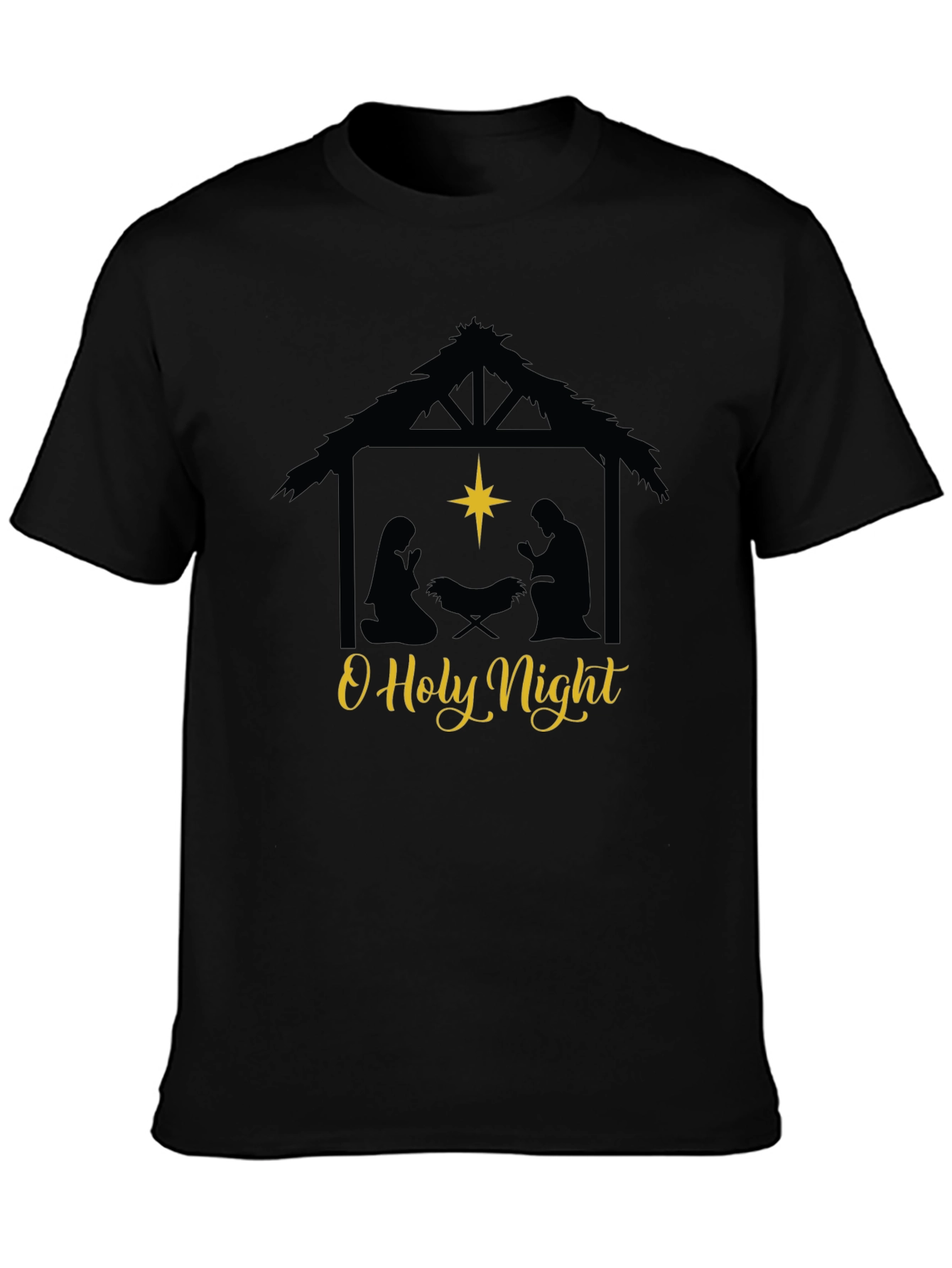 O Holy Night Nativity Scene Graphic Tee
