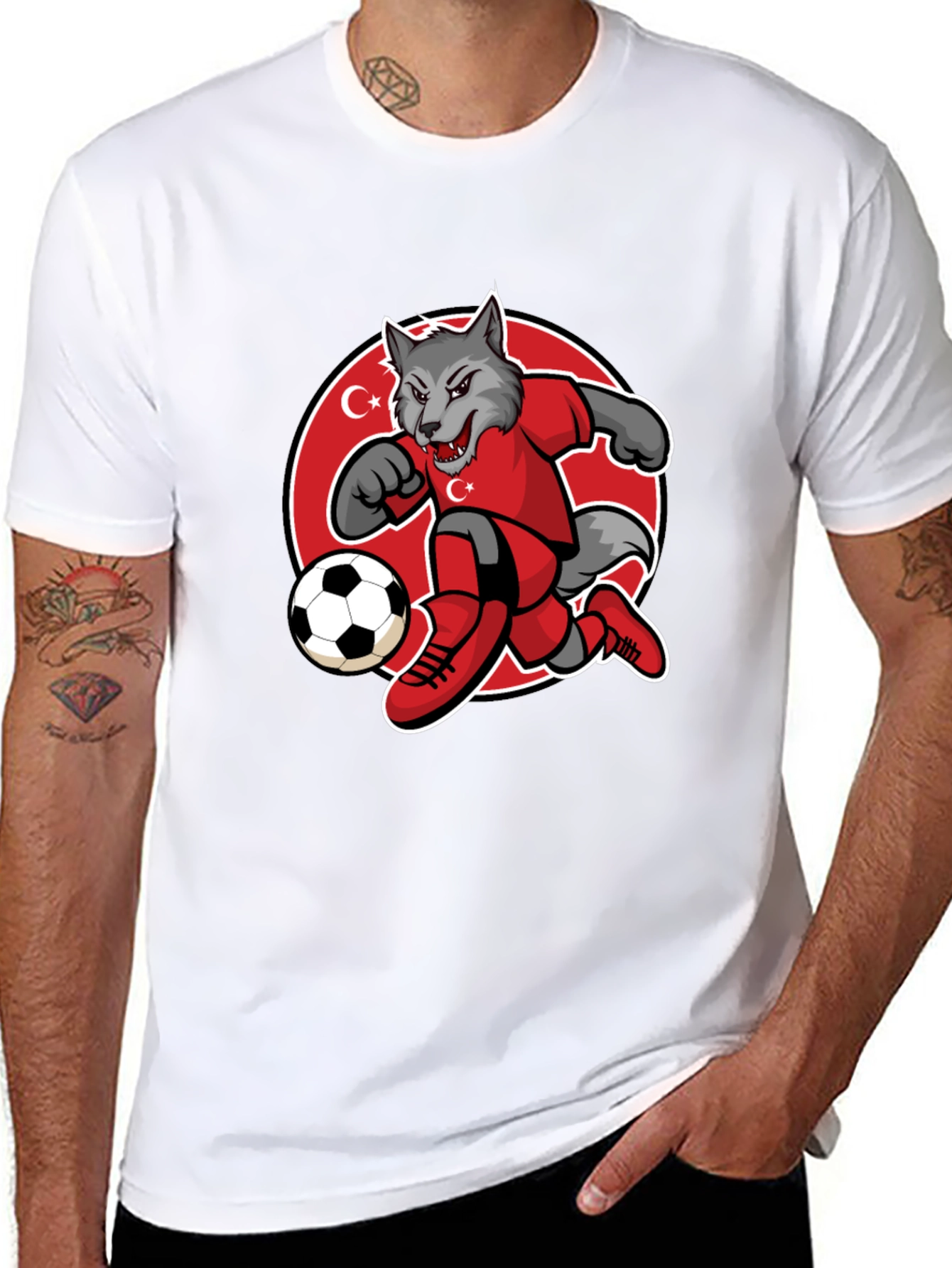 Turkey Wolf Soccer T-Shirt