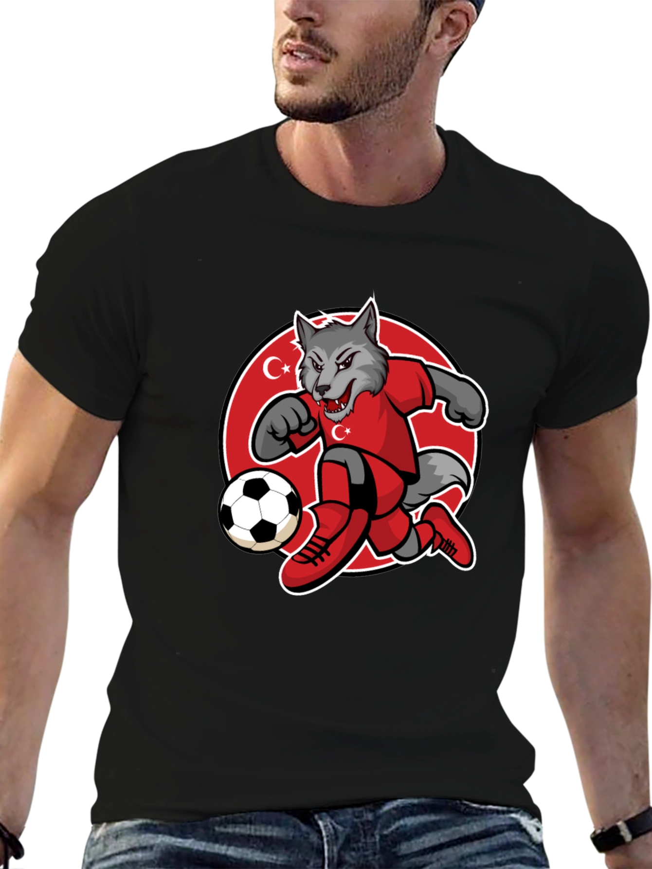 Turkey Wolf Soccer T-Shirt