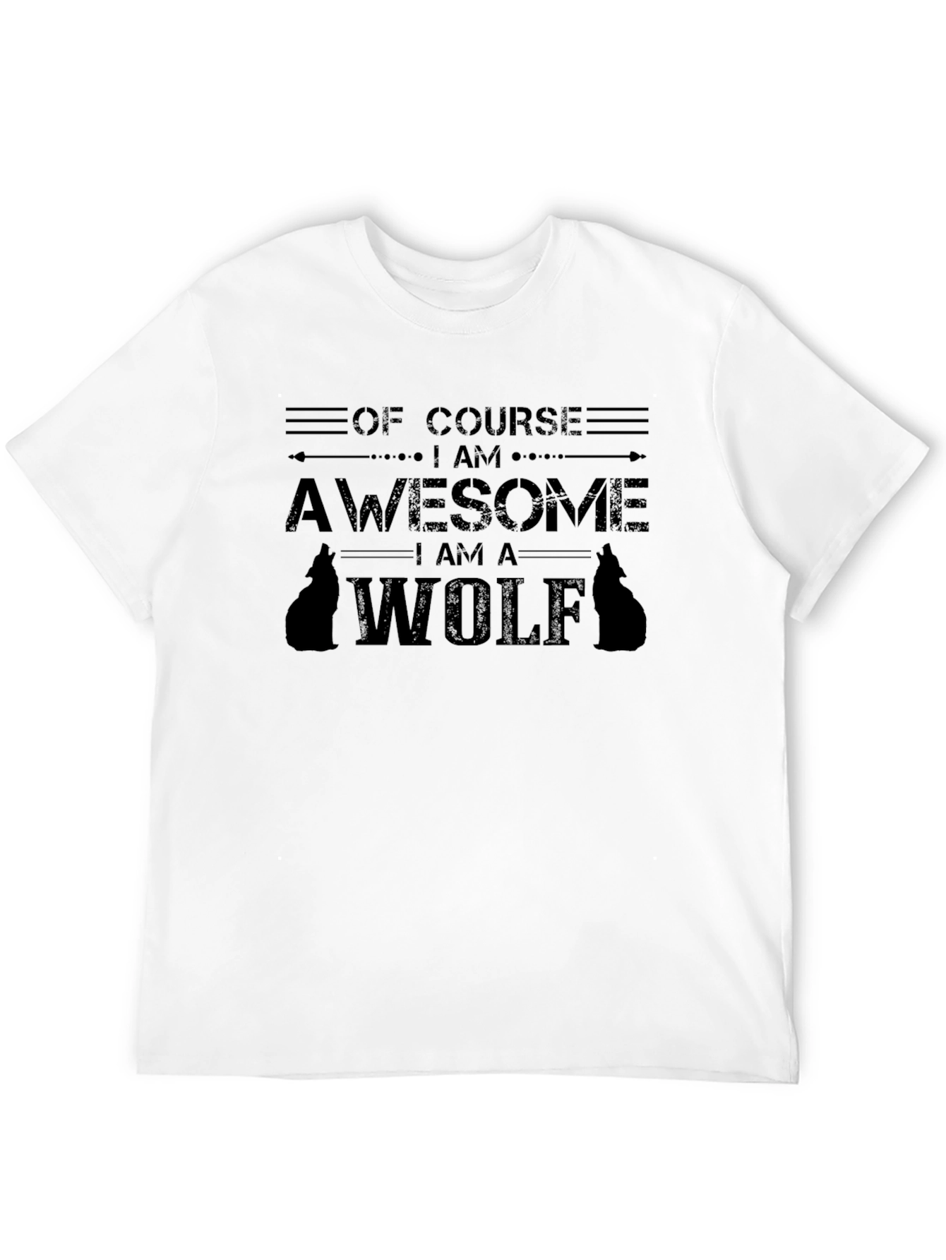 Awesome Wolf Graphic Tee - Cool Animal Lover T-Shirt