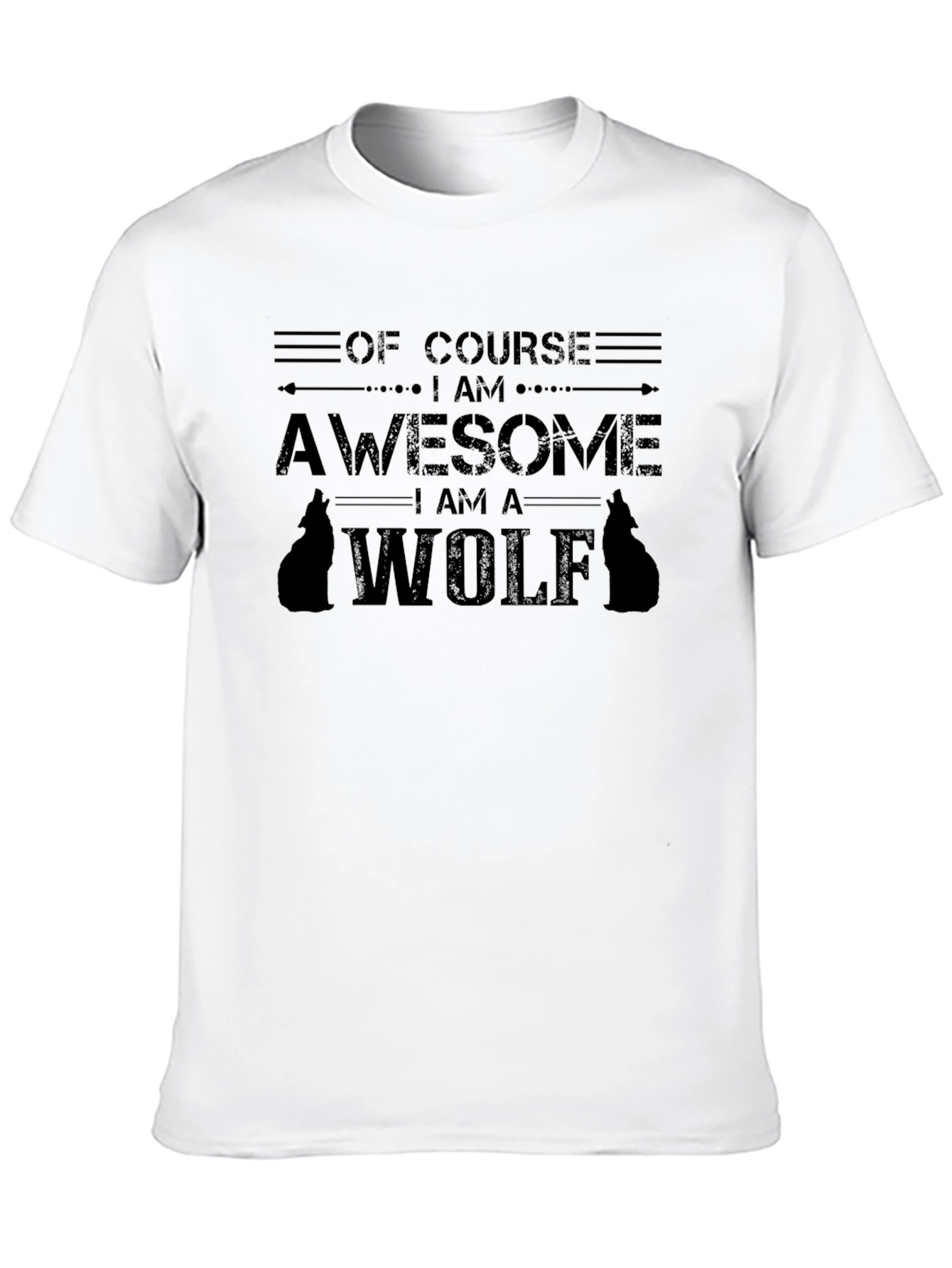 Awesome Wolf Graphic Tee - Cool Animal Lover T-Shirt