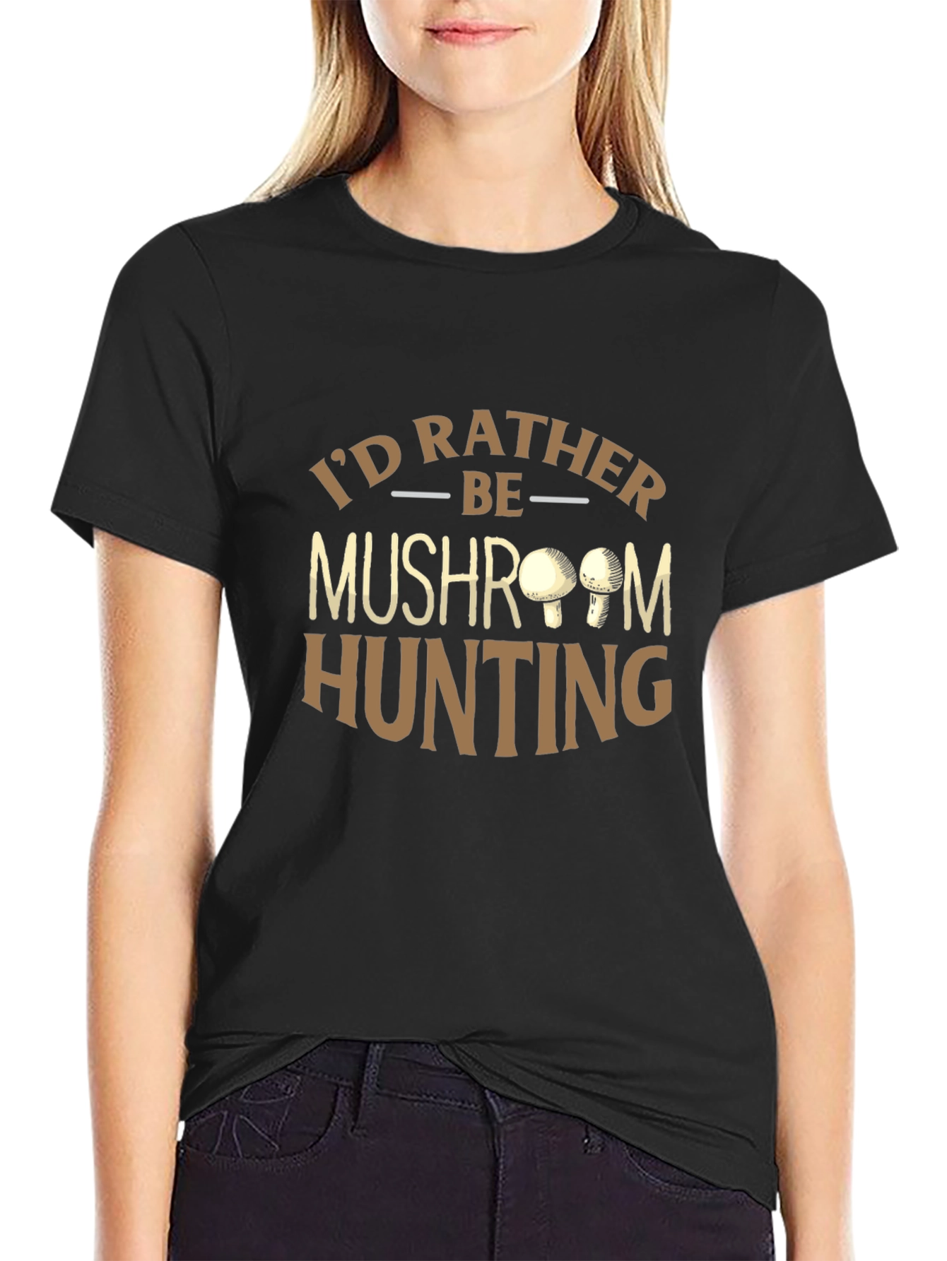 Mushroom Hunting Graphic Tee