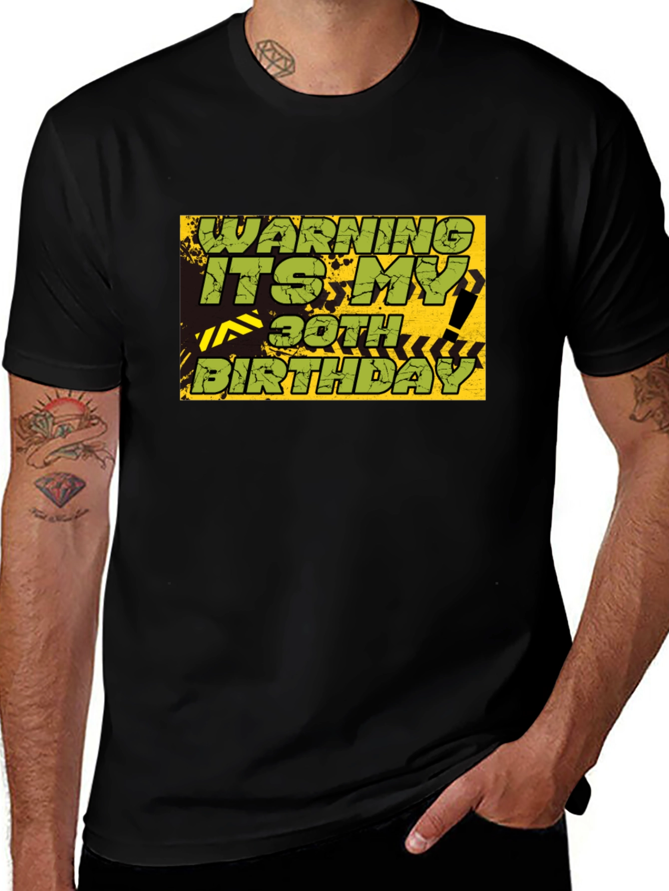 Warning 30th Birthday Graphic T-Shirt