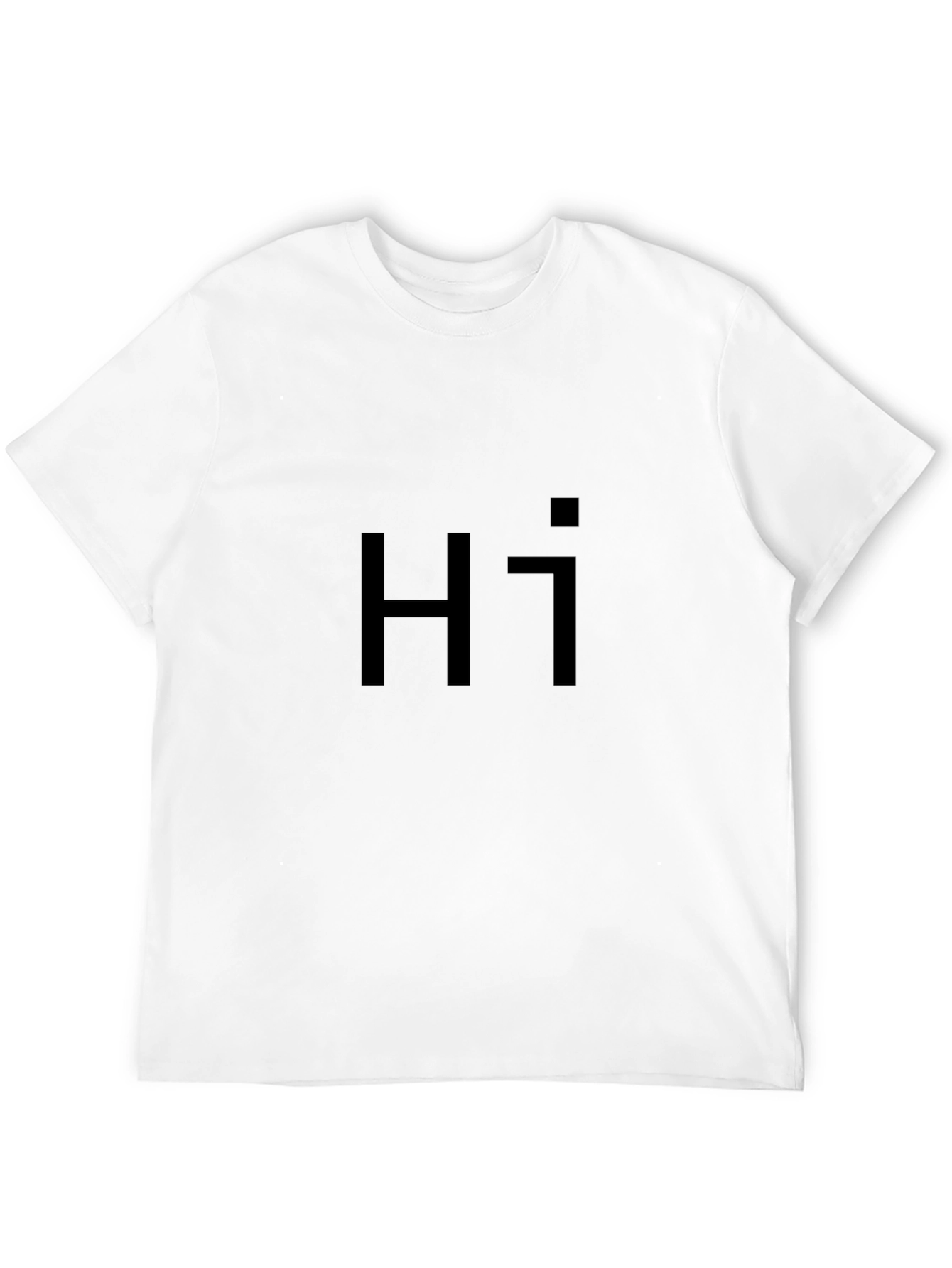 Minimalist Hi Black Cotton T-Shirt