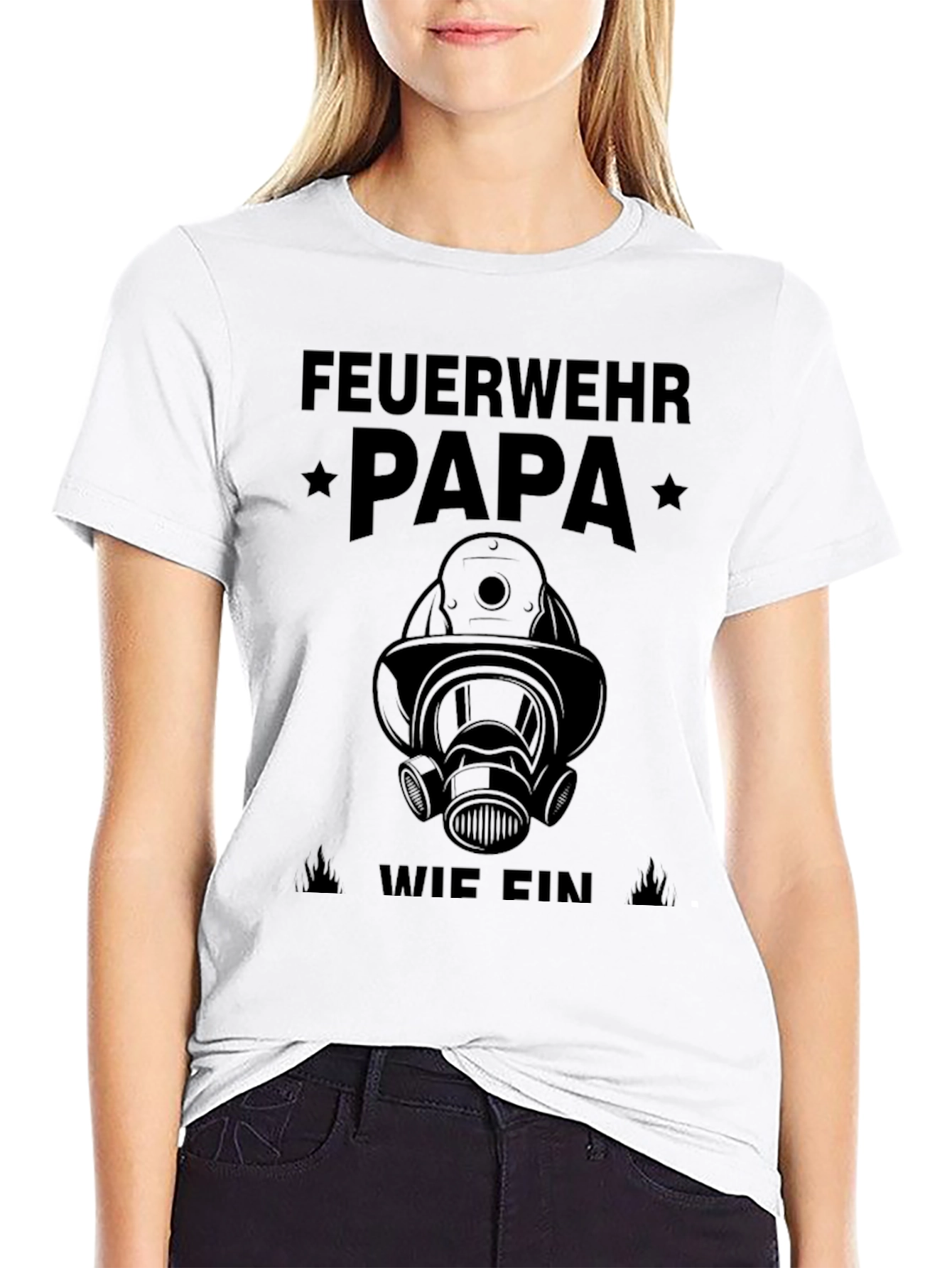 Firefighter Dad T-Shirt - Heroic Fathers Day Gift