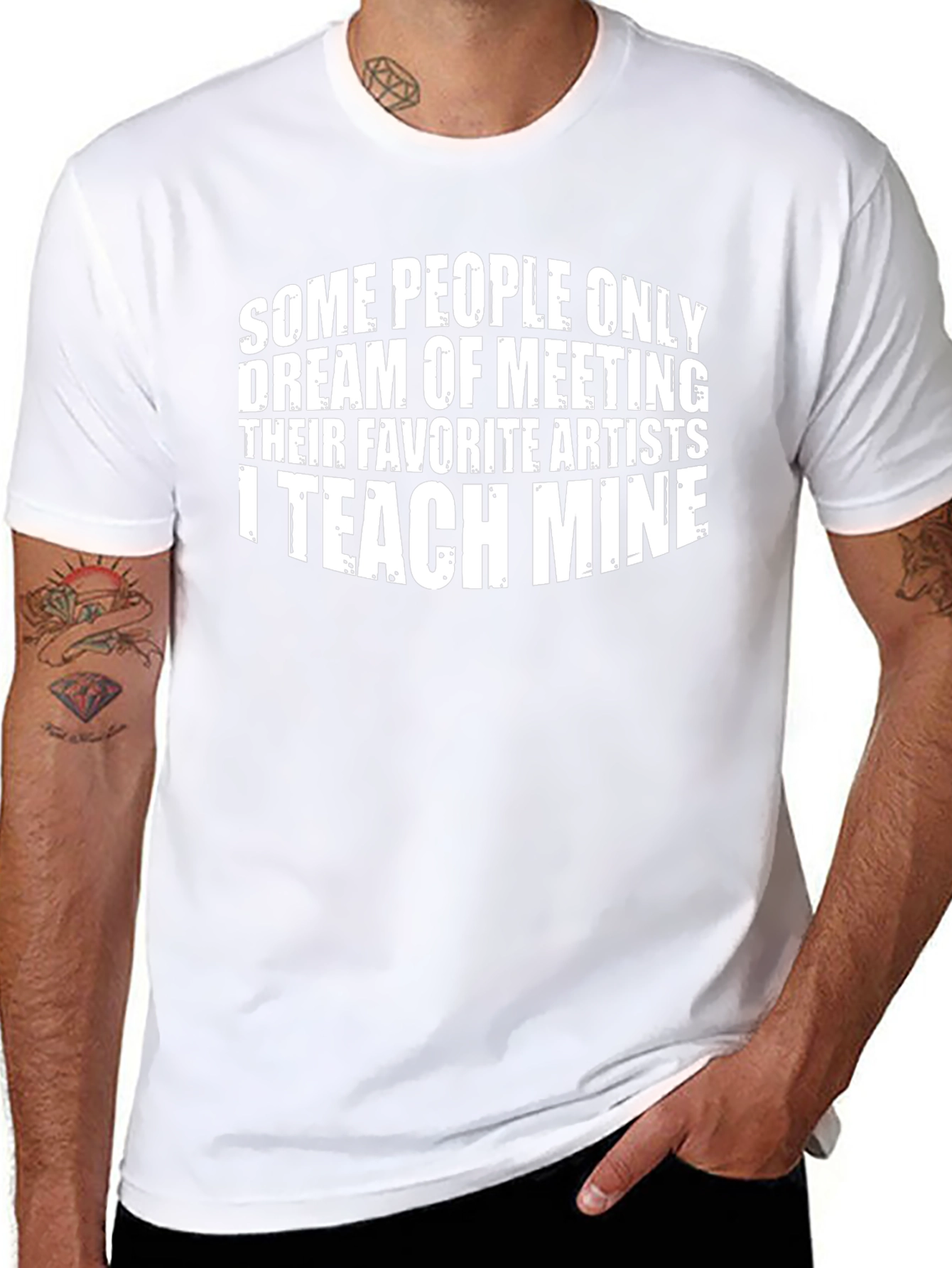 Artist Teacher Graphic Tee - Black
