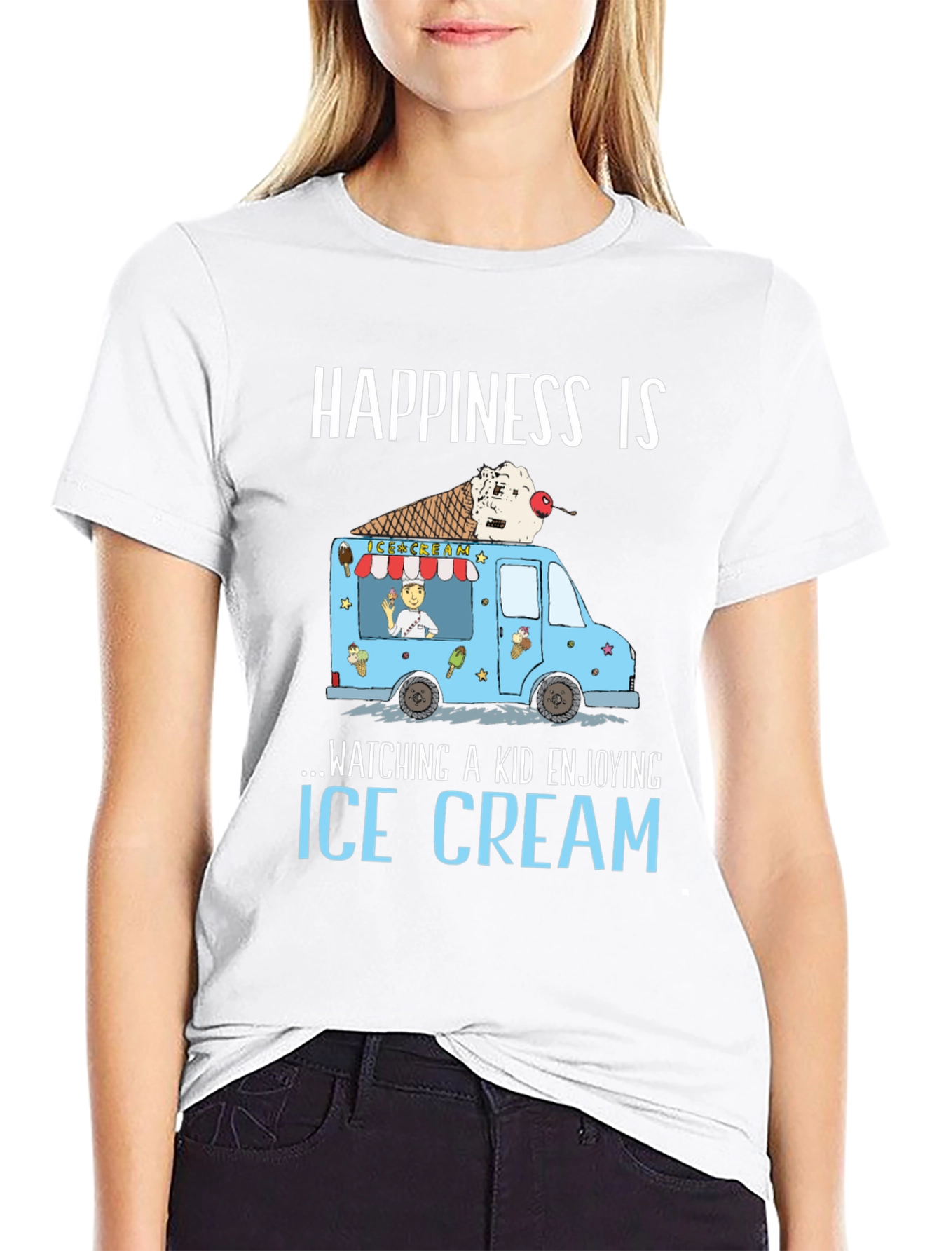 Happiness Is Ice Cream T-Shirt