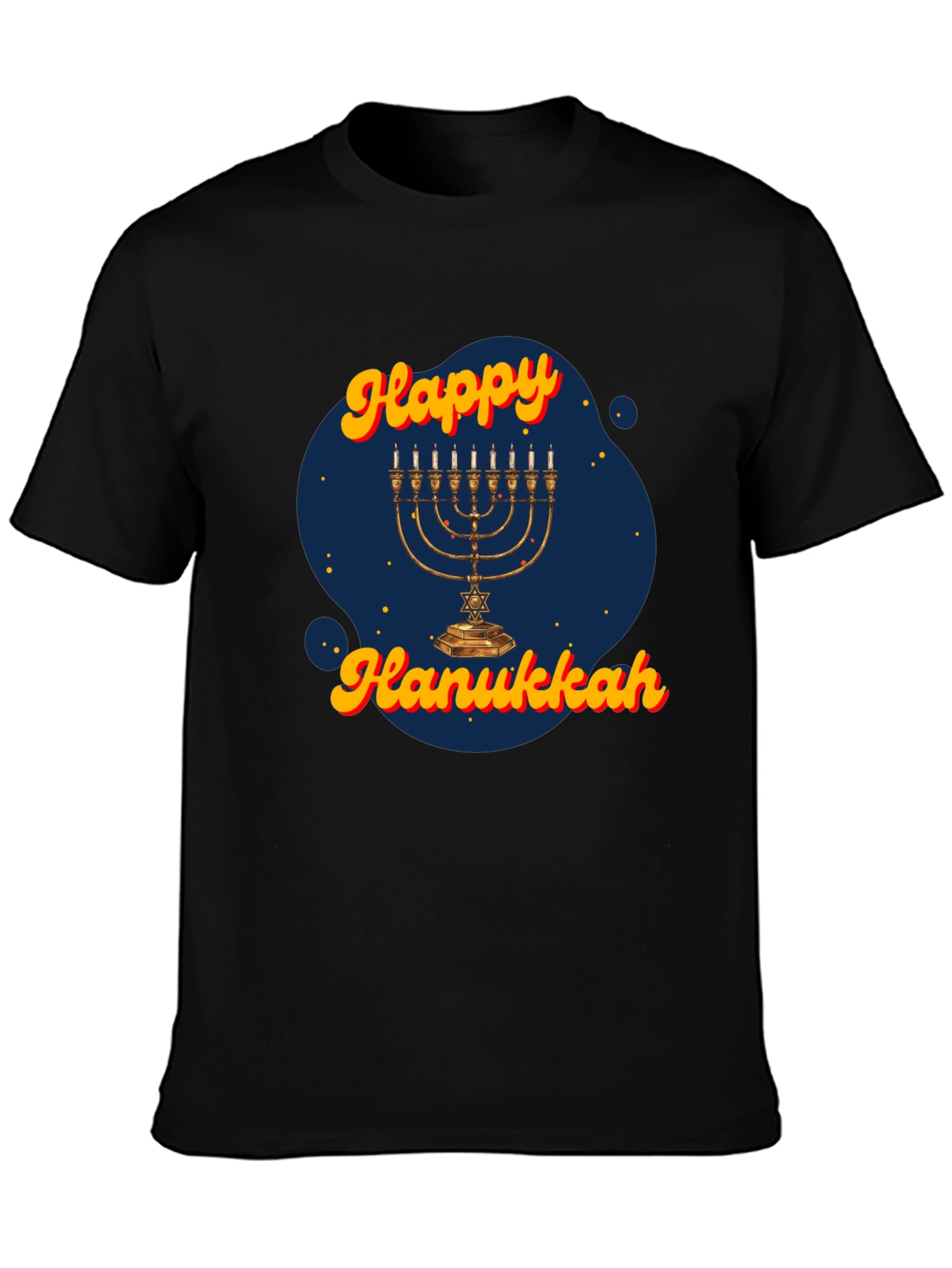 Happy Hanukkah Menorah T-Shirt