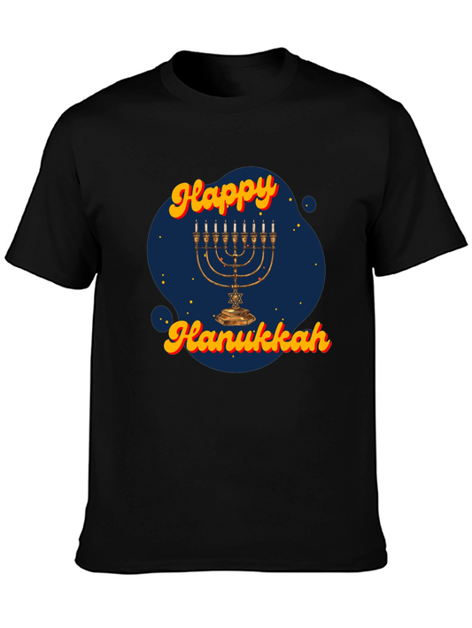 Happy Hanukkah Menorah T-Shirt