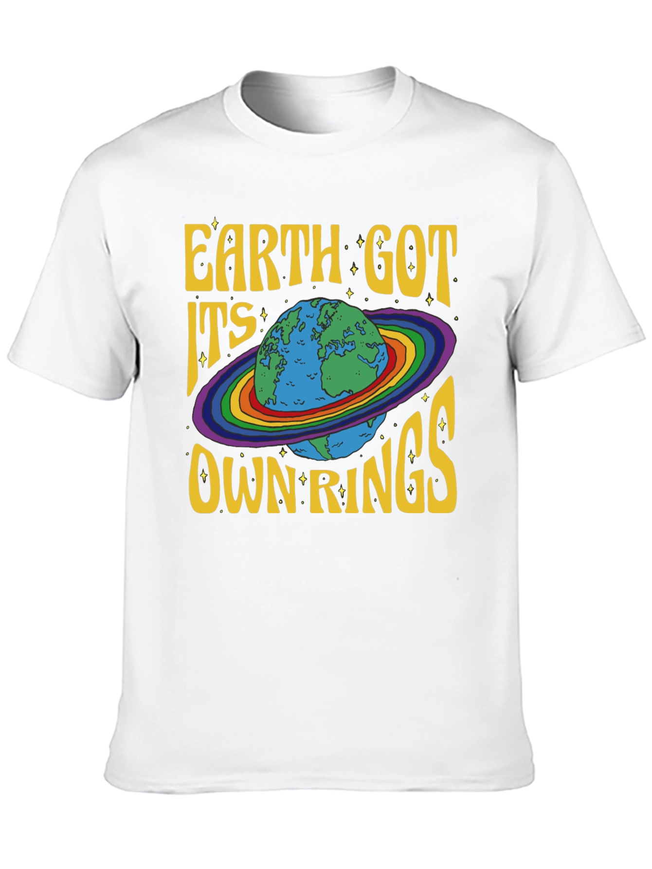 Earth Got Its Own Rings Graphic Tee