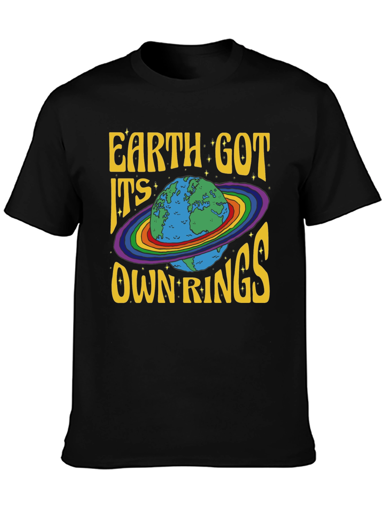 Earth Got Its Own Rings Graphic Tee