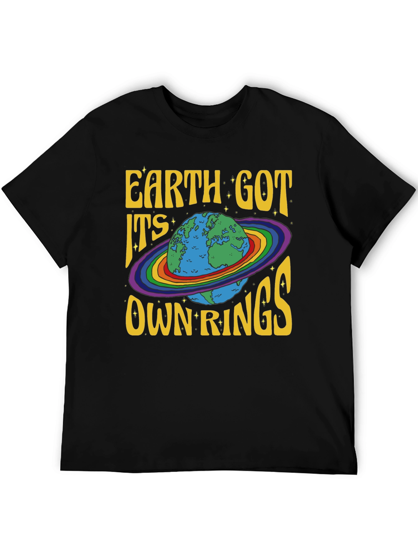 Earth Got Its Own Rings Graphic Tee