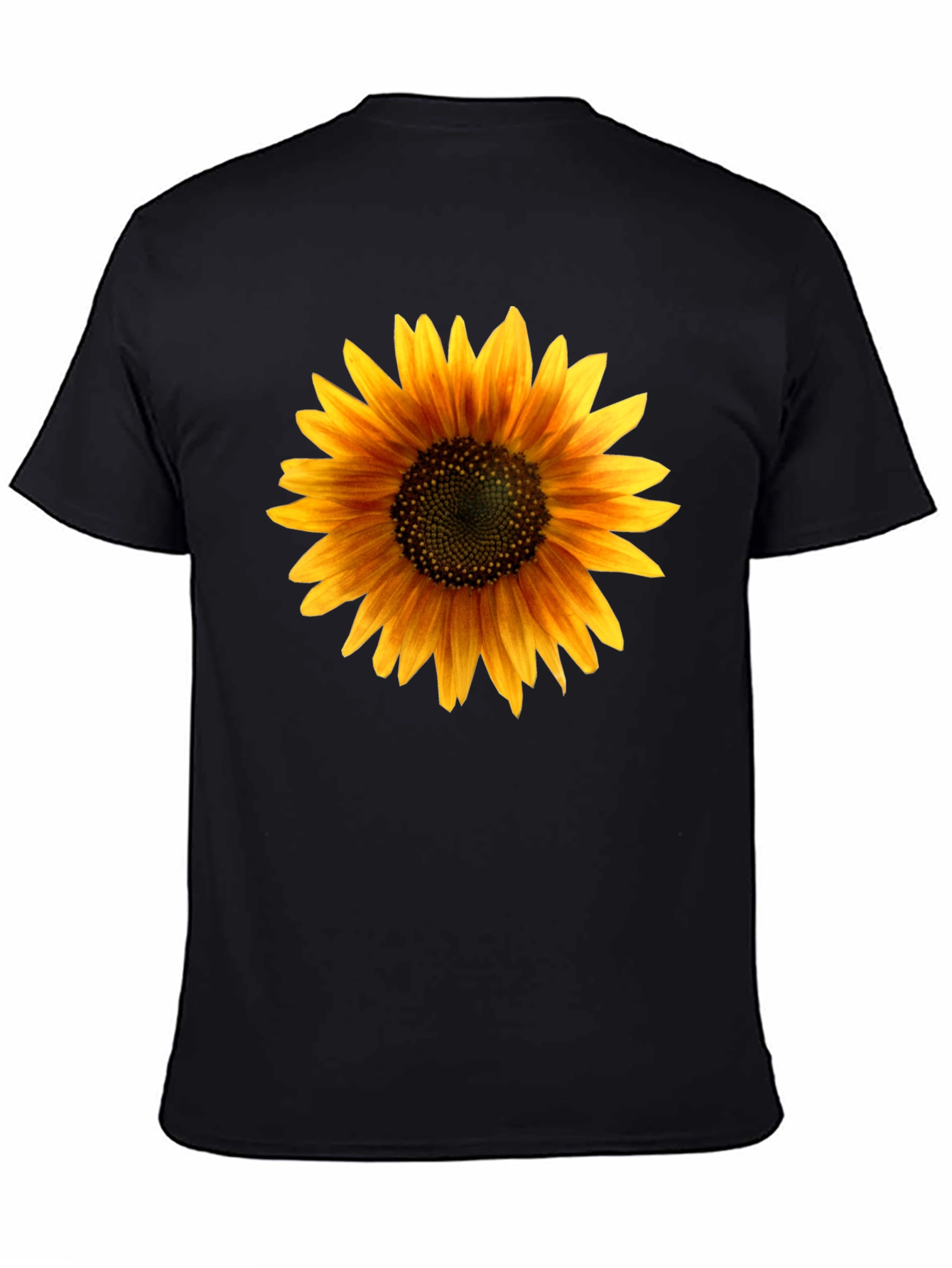 Sunflower Graphic Black T-Shirt