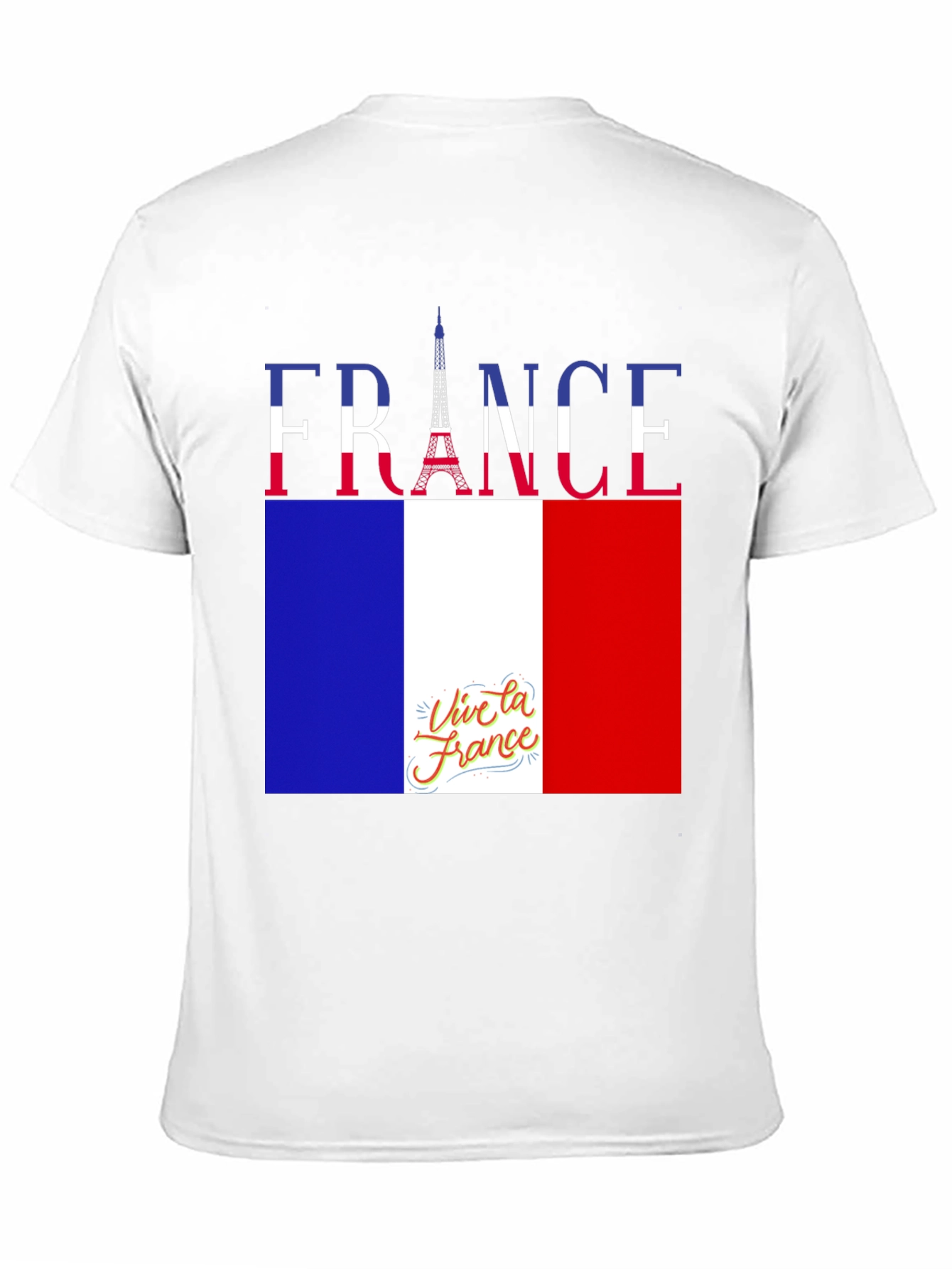 France Flag T-Shirt - Viva la France Tee