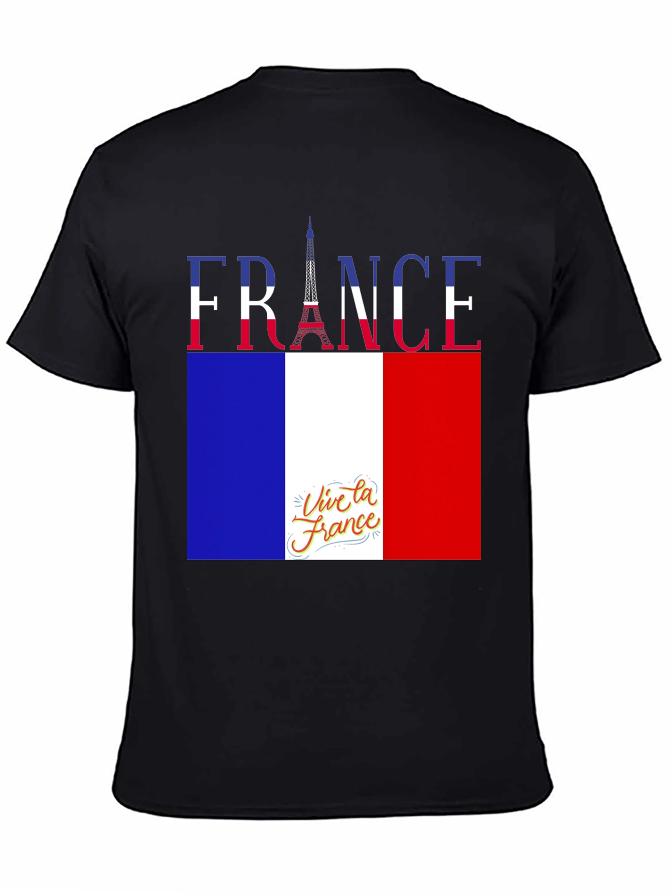 France Flag T-Shirt - Viva la France Tee
