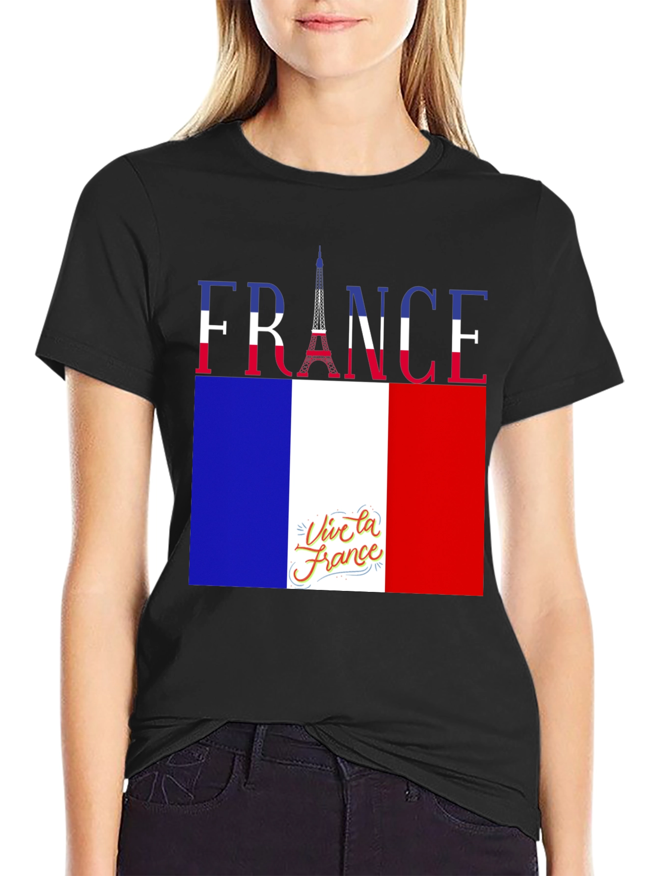 France Flag T-Shirt - Viva la France Tee