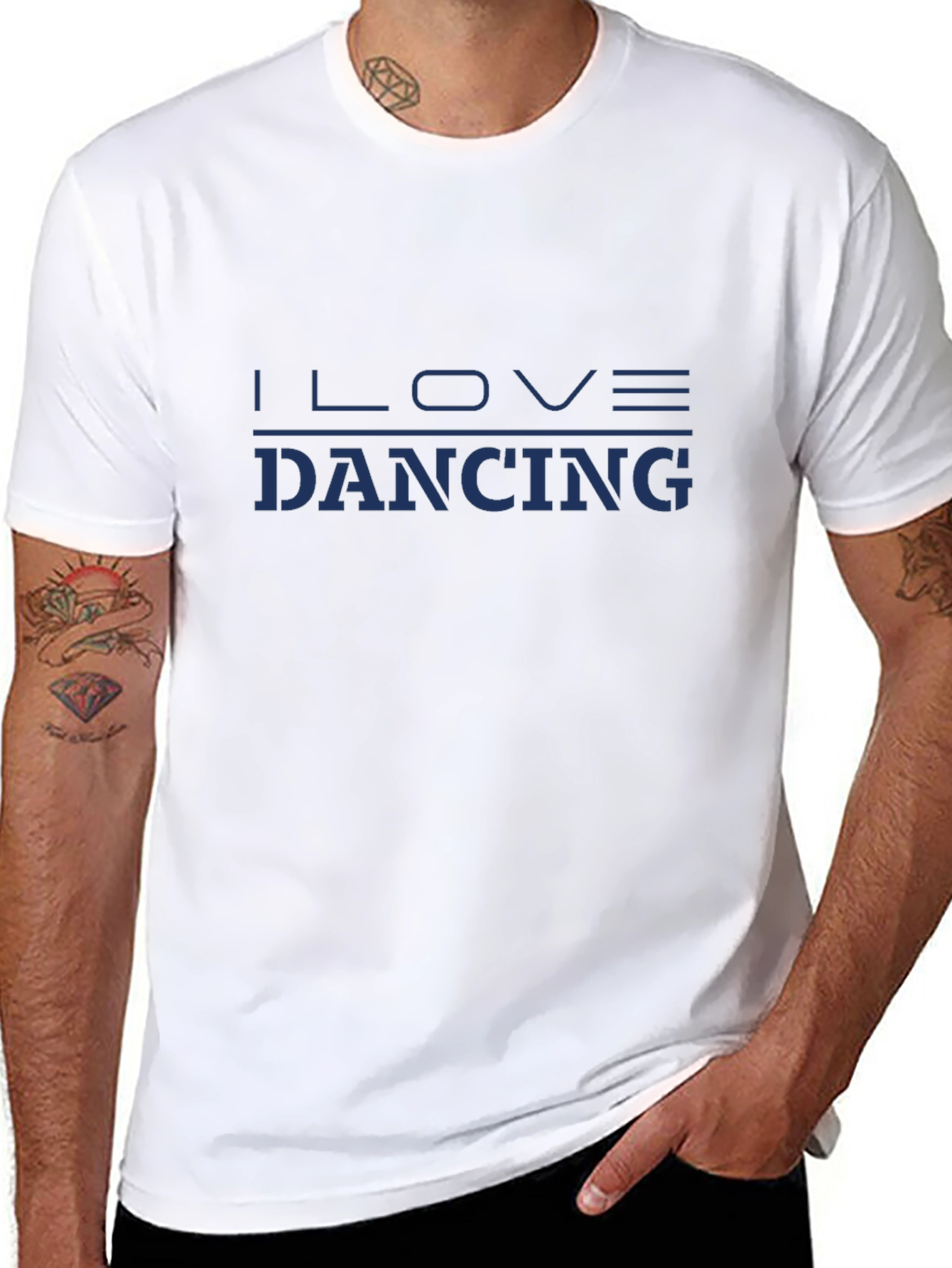 I Love Dancing T-Shirt - Comfortable Black Tee