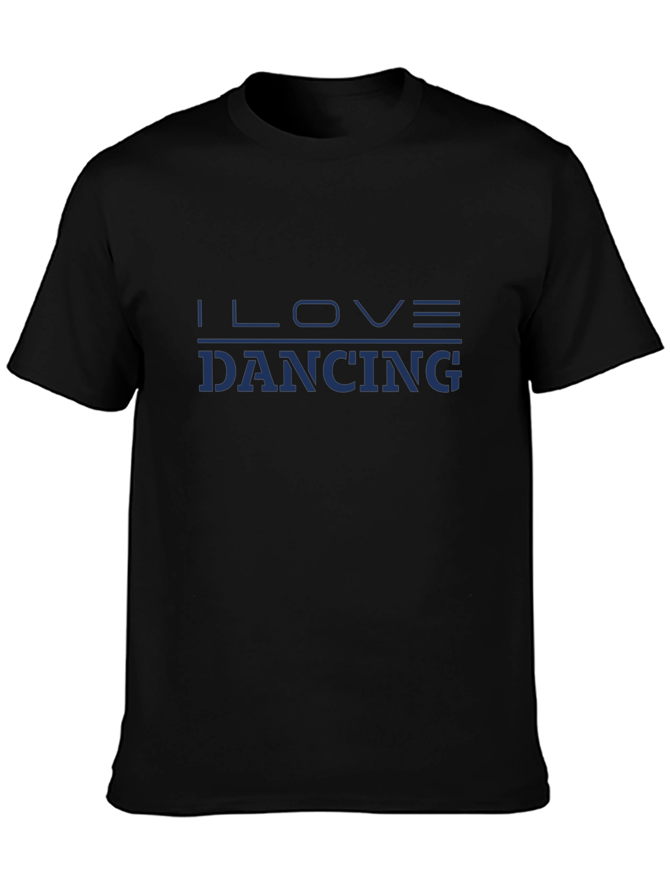 I Love Dancing T-Shirt - Comfortable Black Tee