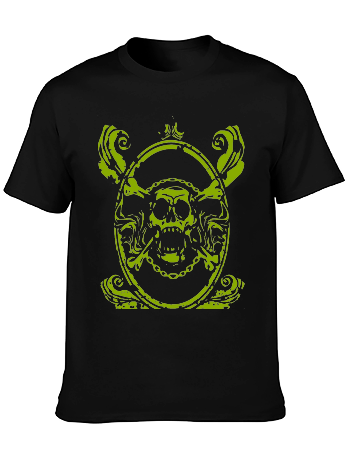 Skull & Bones Graphic Tee - Black