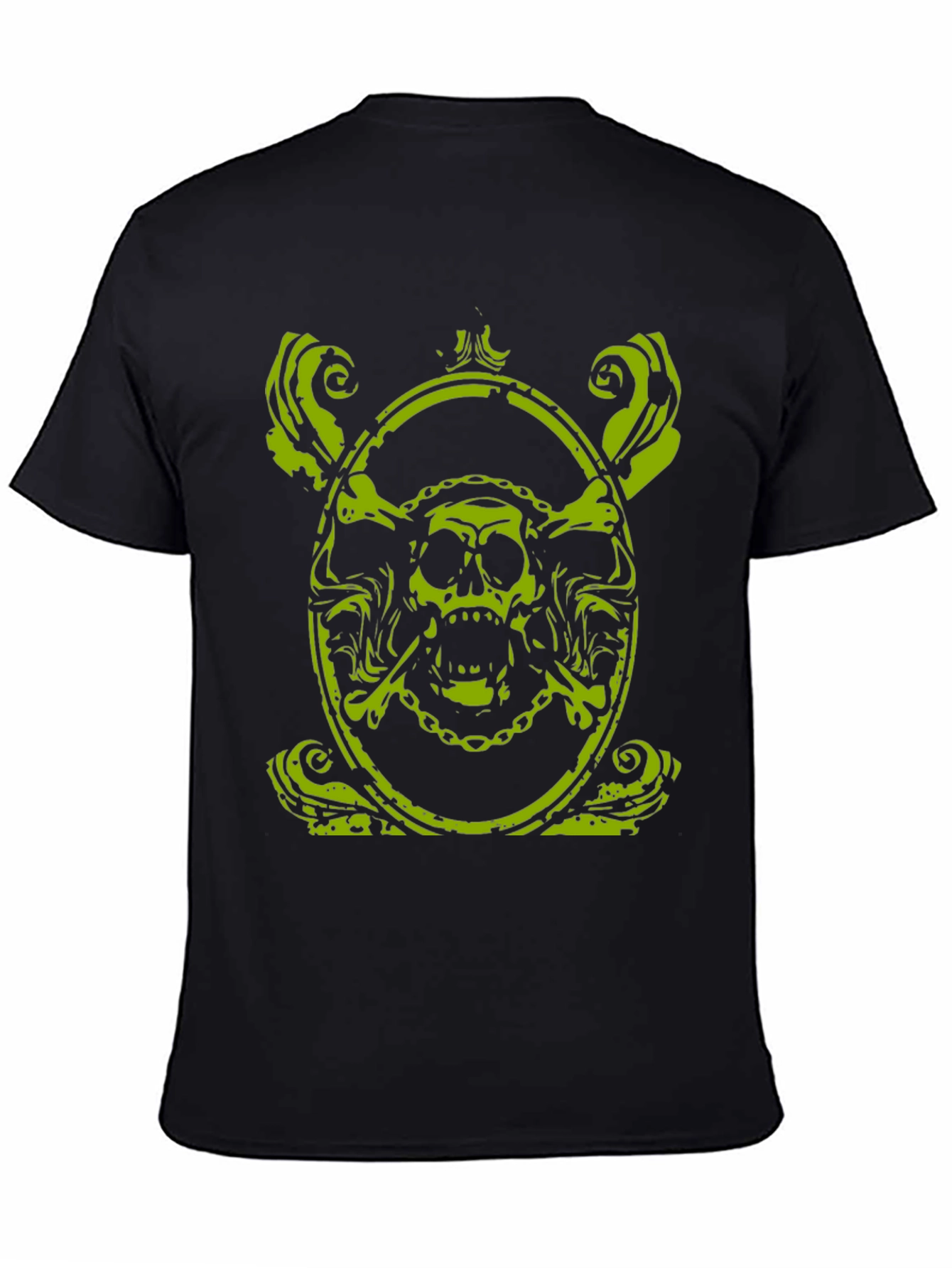 Skull & Bones Graphic Tee - Black