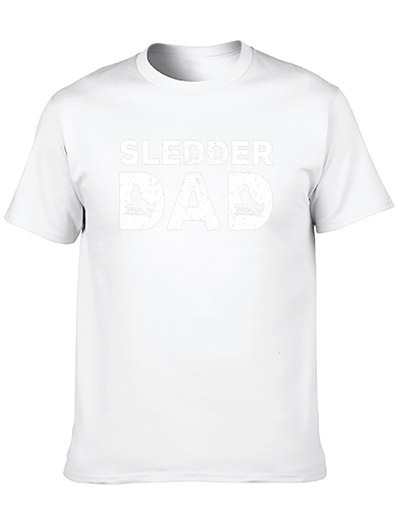 Sledder Dad Graphic Tee - Black Cotton T-Shirt
