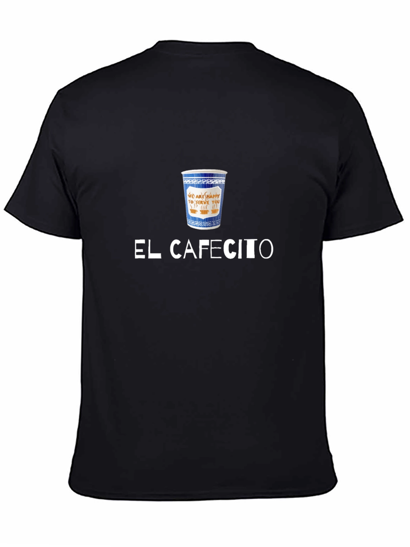 El Cafecito T-Shirt - Coffee Cup Design