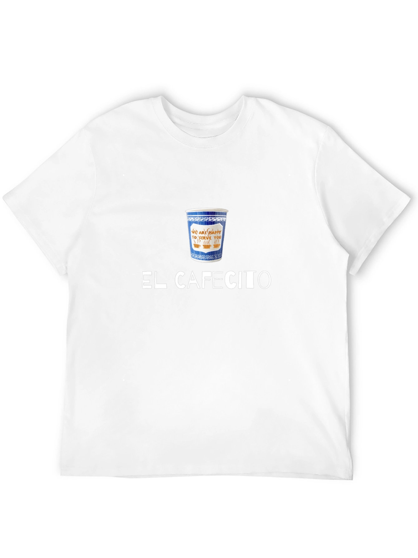 El Cafecito T-Shirt - Coffee Cup Design